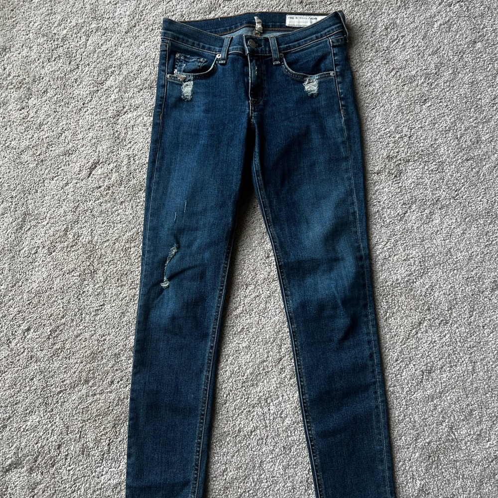 Rag & Bone Blue Skinny Jeans Classic Style